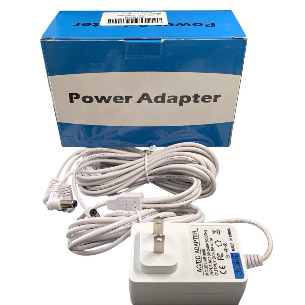 Solsinsy 4.5V Power AC/DC Adapter Model 451000 White New Boxed